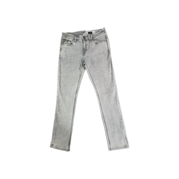 Volcom Other - Volcom 2X4 Skinny Denim Jeans Mens Size 34 Gray Stretch Skate Street Wear C38-19
